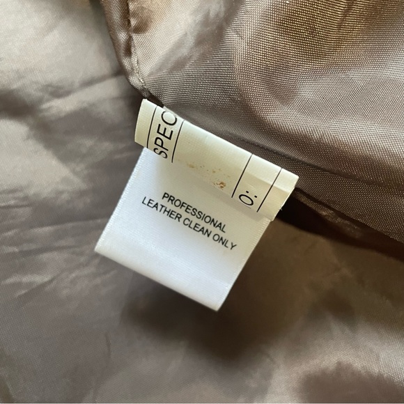 Vintage Pronto Uomo Men's Jacket Button Up Leather Suede Coat Beige Size XXL - Picture 8 of 12